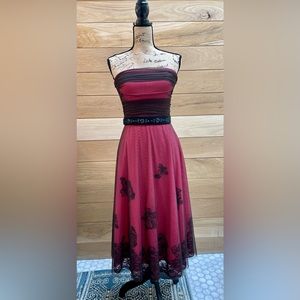 BCBGMaxAzria Strapless Tulle Dress.  Size 10